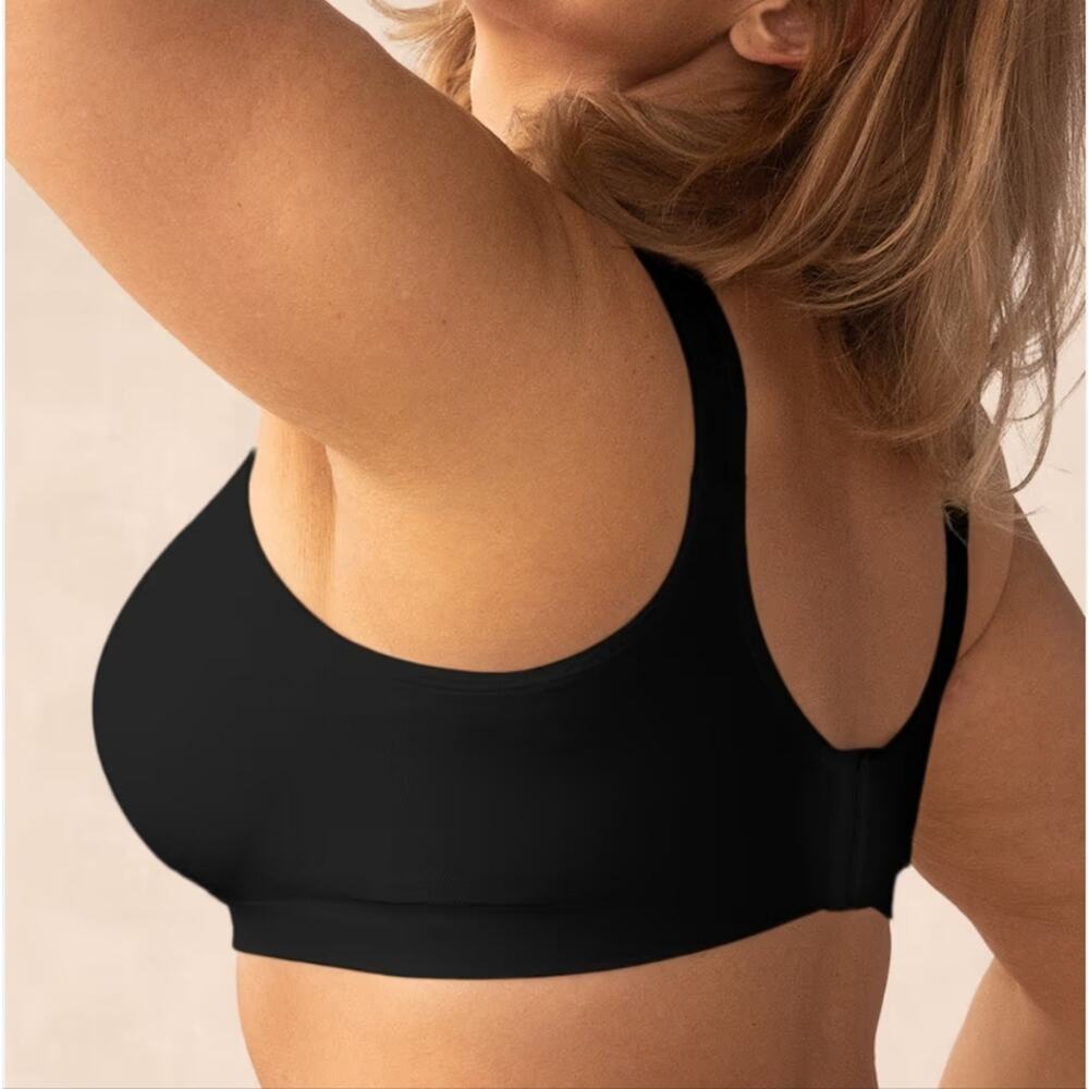 Truekind Daily Comfort Wireless Shaper Bra - Black Seamless Medium - NEW - Picture 4 of 15